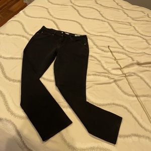 Levi’s dark black 505 straight leg jean